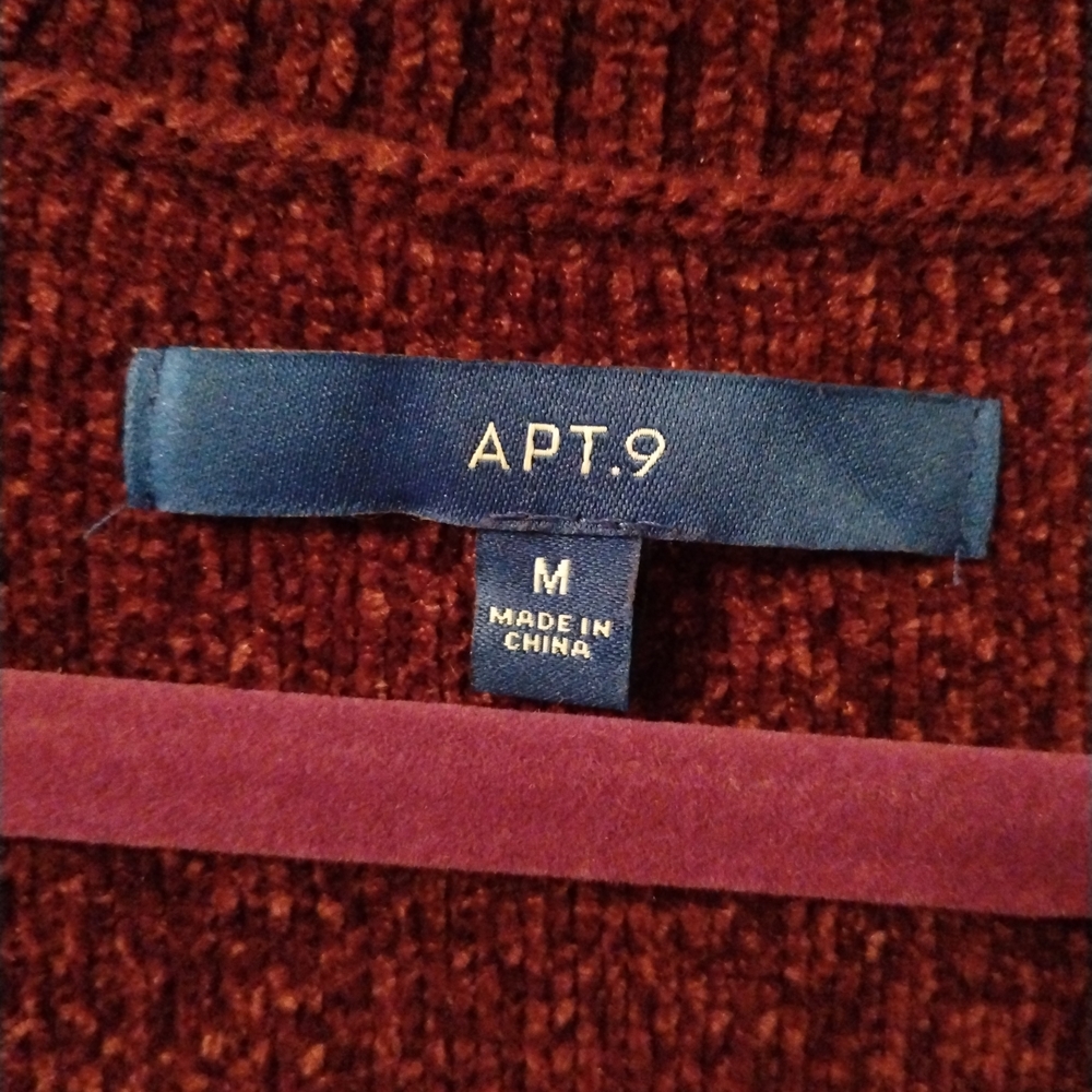 APT.9 Burgundy Sweater